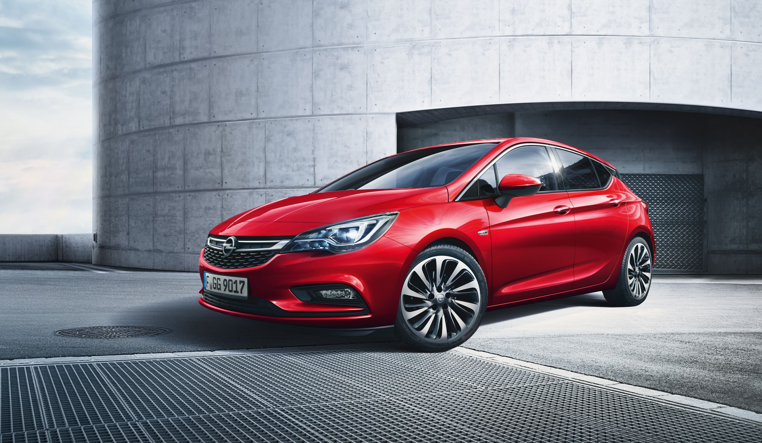 Opel Astra rot