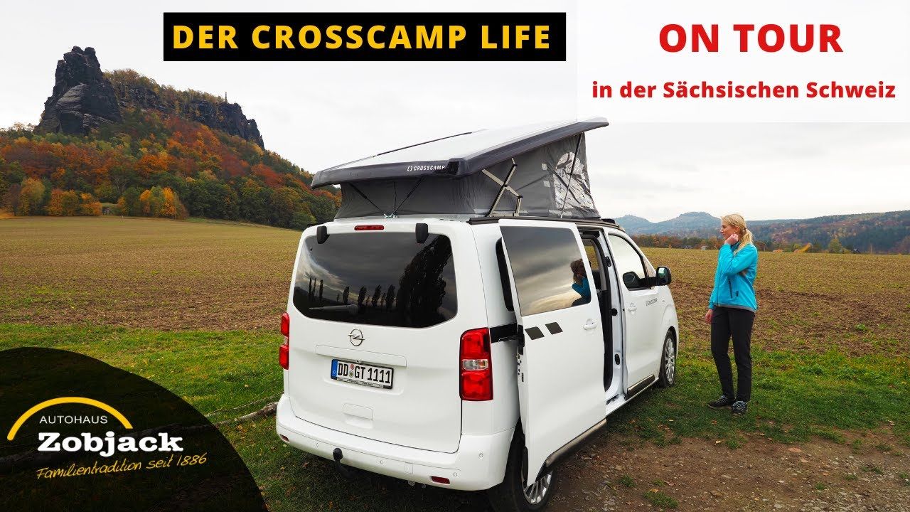 Vorschaubild: CamperVan CROSSCAMP Life in der Sächsischen Schweiz [Trailer] | 2020 | Autohaus Zobjack