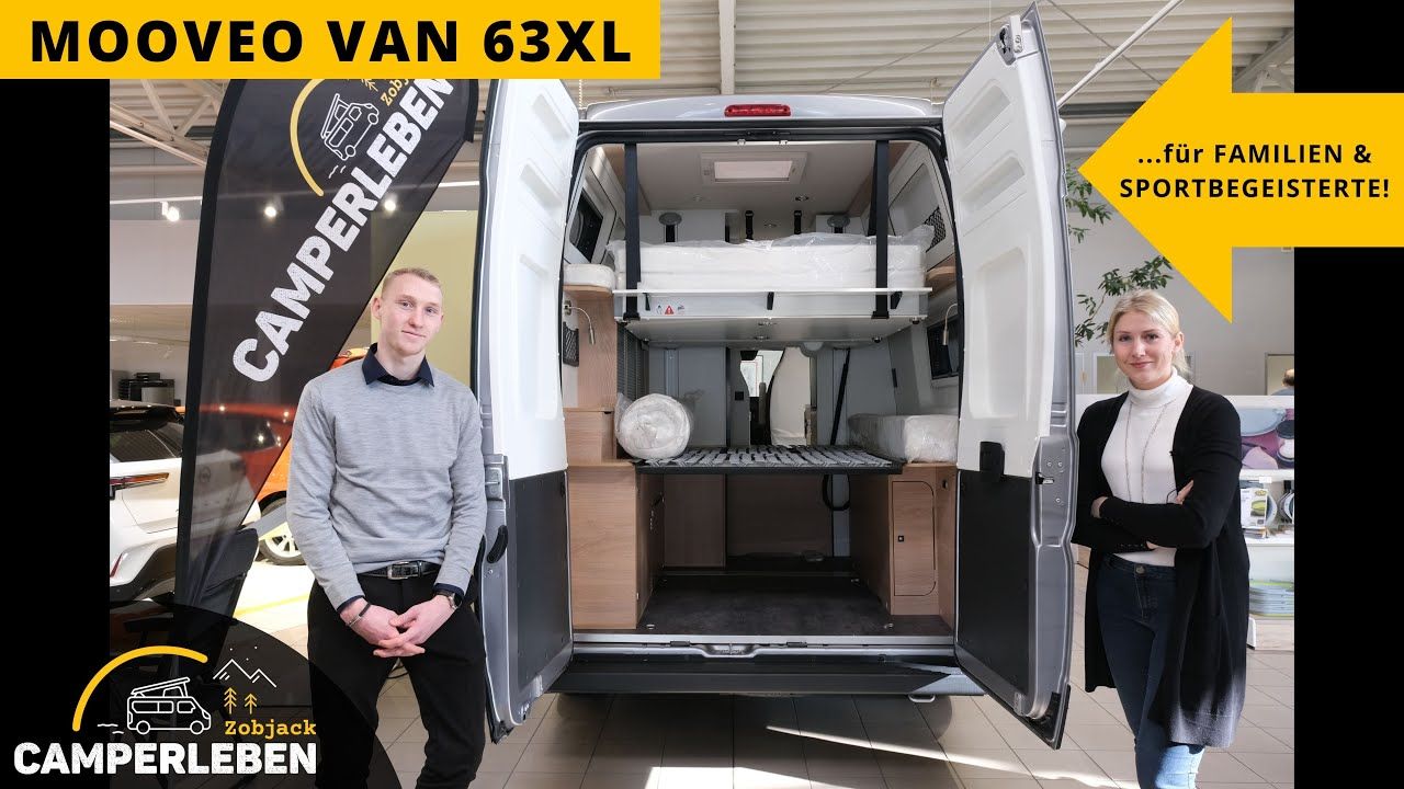 Vorschaubild: Mooveo Van 63XL Wohnmobil [ideal für Familien & große Personen] | 2023 | CampErleben Zobjack
