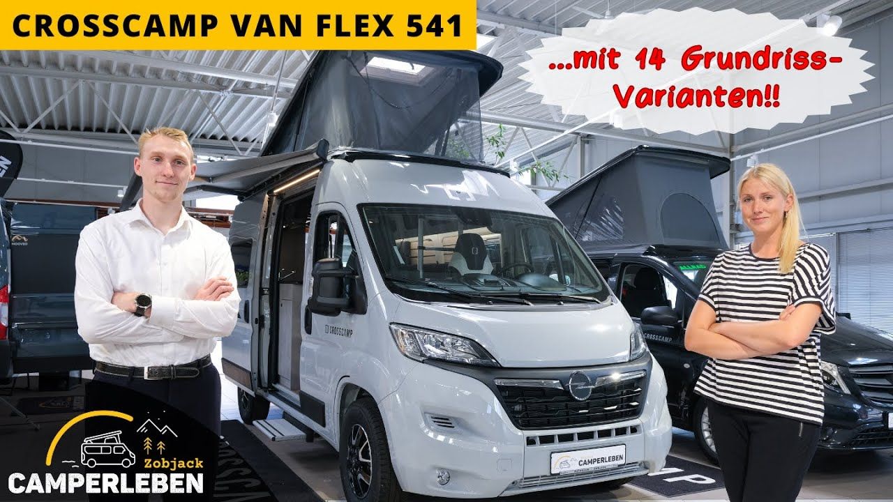 Vorschaubild: CROSSCAMP Van Flex 541 [14 Grundriss-Varianten!] | 2023 | CampErleben Zobjack